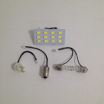 Светодиодная плата 24V (44*22мм) 12SMD (5730) WHITE SET №3 Маяк (24-3-SW\12SMD5730), к-т
