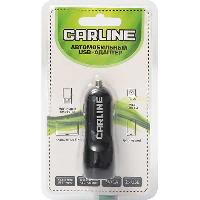 Адаптер прикуривателя 2 USB (2.1A ;1A ) 12/24В, CARLINE®  черный ch-2ub