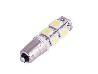 Светодиод T 8 12V WHITE  9SMD BA9S (Маяк) (12T8-W/9SMD)