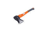 Топор-колун с фиберглассовой обрезиненной ручкой 1.0кг, длина ручки 38см  Кратон