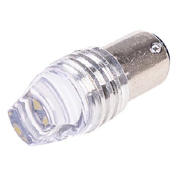 Светодиод T25/5 12V WHITE  9SMD FLASH SKYWAY S08201461 двухконтактный (эффект мигания)