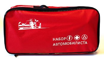 Сумка для техосмотра 50*25*13см (Набор автомобилиста), красная (20791)