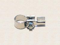 Клемма АКБ стальная, крепление-обжим провода, Плюс, шт.  Klemos KL 033 (EuroType1)