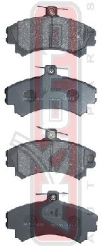MR235557 Колодки тормозные дисковые AKYOTO AKD-1283 MMC CARISMA DA 1995-2003 FR