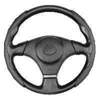 Накладки на руль экокожа Base, черные, к-т SKYWAY S01111003
