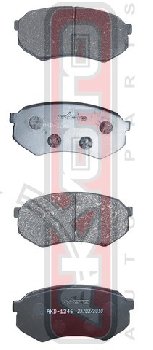 PF-1246/1386/1402 Тормозные колодки Akyoto AKD-1246 T.Mark2 (GX,LX,MX,SX,YX,JZX8#)