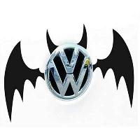 Наклейка на эмблему БЭТМЕН 100*60мм, черный  18-B WIIIX