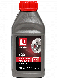 Тормозная жидкость DOT-4, 0.5 л, 455 г ЛУКОЙЛ (уп. 25шт.) 