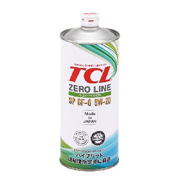 Масло моторное TCL Zero Line Fully Synth, Fuel Economy, SP, GF-6, 5W20, 1л (1/12) Синтетика  