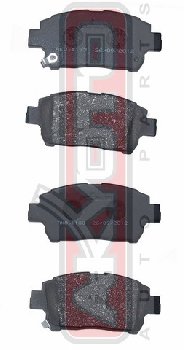PF-1440/1472  Тормозные колодки Akyoto AKD-1133 T.Allion (AZT,NZT,ZZT24#)/Prius/Probox/Fielder