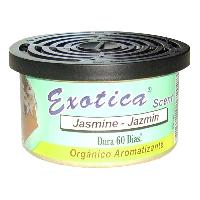 Ароматизатор на панель волокно банка метал EXOTICA Жасмин / Jasmine, 42 гр ESC24-JAS (1/24)