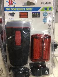 Фонари вело диодные, набор 2 предмета (фара передняя + фонарь задний),  к-т  BL-808