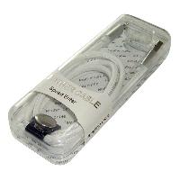 Кабель USB для зарядки Android, кожа белая