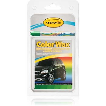 Карандаш - корректор восковой Color Wax зеленый металлик AC0273 ASTROhim (уп.-12 шт.) 