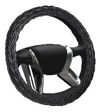 Оплетка экокожа объемная Senator Dakota М (37-39см), черный (OPLS0501), шт. AZARD