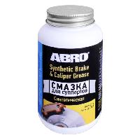 Смазка для суппортов синтетическая, 227 гр (банка) BG-200-R  ABRO (уп.12 шт.) 