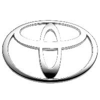 Эмблема TOYOTA, 185*125мм (большая), хром SKYWAY (STE031)