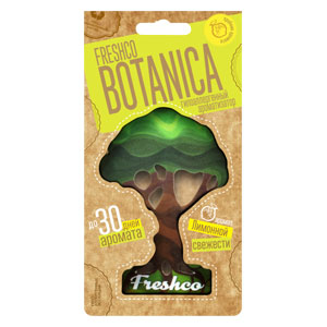 Ароматизатор подвесной пластина Botanica ЛИМОННАЯ СВЕЖЕСТЬ BTN-02 (уп 5 шт)