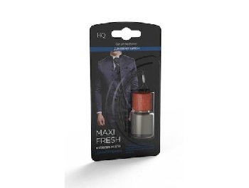 Ароматизатор жидкий подвесной (бутылочка) ДЖЕНТЛЬМЕН, 5 мл MAXIFRESH HMF-10  (1/16)