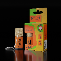 Ароматизатор подвесной жидкий флакон стекло/дерево Malibu, 6 мл TB-06, Dolce Life (уп.15шт)