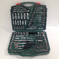 Инструмент 1/4",3/8",1/2" (150 предметов) головки,воротки,биты,ключи, к-т  (1/2)