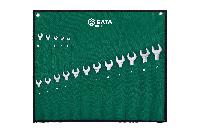 Ключи рожково-накидные ( 17 предметов) 6-22 мм, глубокая посадка, тканевый чехол,к-т 08018 SATA