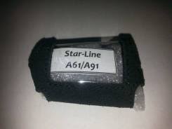 Чехол на брелок сигнализации STARLINE A61/A91/B6/B9/C4/V-7 Twage замша (плетенка), красная