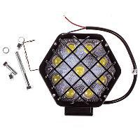 Фара светодиодная  130*145*58 мм (9 диодов) 12/24V 36W, Дальний свет, шт. SKYWAY S08401039 (1/40)