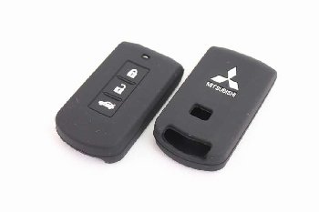 Чехол на ключ автомобильный силиконовый MITSUBISHI (3 кнопки)  Lancer EX, Galant, ASX, Imported, Out