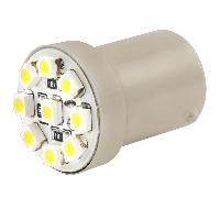 Светодиод T15 12V WHITE  9SMD (3030) SKYWAY S08201192, шт.  (уп 2 шт)