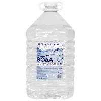 Дистиллированная вода, 4л "Standart",  (уп.4 шт.), ГОСТ 6709-72
