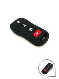 Чехол на ключ автомобильный силиконовый NISSAN (4 кнопки) смарт