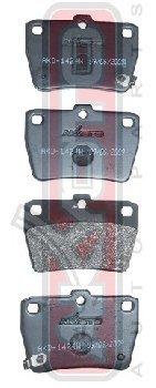 PF-1424 Тормозные колодки Akyoto AKD-1424 T. RAV4 ACA2# 2000-2005  RR