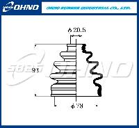Пыльник привода FB-2132