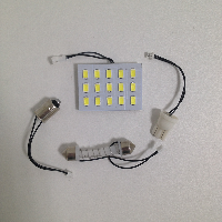 Светодиодная плата 24V (38*28мм) 15SMD (5730) WHITE SET №4 Маяк (24-4-SW\15SMD5730), к-т