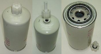 Daewoo BS 106 (engine D12) фильтр топливный Fuel Filter (metal)