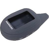 Чехол на брелок сигнализации силиконовый SCHER-KHAN Magicar 7/8/9/10/11, серый