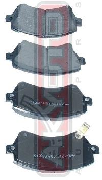 0446502150  Колодки тормозные дисковые AKYOTO AKD-1243 T. Corolla/Fielder NDE120,ZZE12#   FR