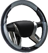 Оплетка кожа Leather M (37-39см), cерый (OPLA0038), шт. AZARD 