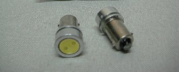 Светодиод T 8 24V WHITE линза BA9S (Маяк) (24T8-WHITE LED)