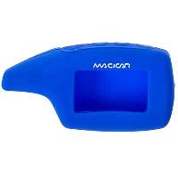 Чехол на брелок сигнализации силиконовый SCHER-KHAN Magicar 5/6, синий