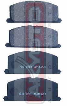 PF-1077 Колодки тормозные дисковые AKYOTO AKD-1001 T.CorollaAE,CE,EE9#/Corona(AT,CT,ST150,16#/Camry