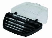 Экстракторы-спасатели обломанных болтов (5 предметов) 2.5-8 мм, пенал, к-т  09704 SATA  (12/72)