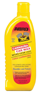 Полироль кузова жидкий (автовоск) с карнаубой, 473 мл, флакон, LW-811 ABRO (уп.12 шт.) 