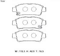 PF-1449  Колодки тормозные дисковые MINTYE  MP-3526/D2198M   AN-639WK