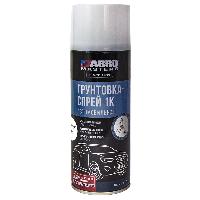 Грунт акриловый автомобильный 1K, 226 г, спрей, БЕЛЫЙ, ABRO Masters (уп.12 шт.)