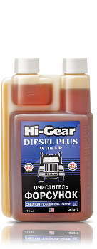 Очиститель форсунок дизеля DIESEL PLUS with ER, 474 ml Hi-Gear HG 3417 (уп.12 шт.) на 1280 л