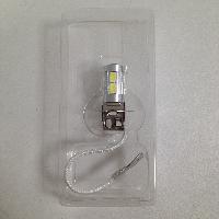 Светодиодная лампа H 3 12V 10 SMD (5730) 5 W Pk22s WHITE LENS 360° (Mаяк ULTRA) (12 H3/A-12)