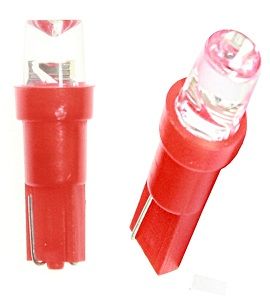 Светодиод T 5 12V RED  W2,0x4,6D (Маяк) (12T5-R)