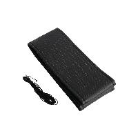 Оплетка экокожа перфорированная , шнуровка, XL ,черная, карт. уп. (77109)